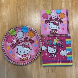 Hello Kitty Party Supplies - decorations, plates, napkins, tablecloths
